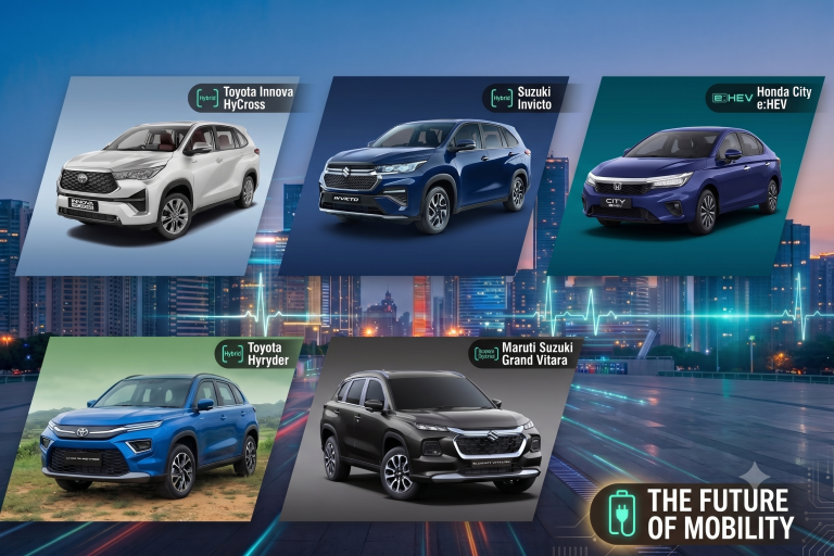 Top 5 Most Affordable Strong-Hybrid Cars in India