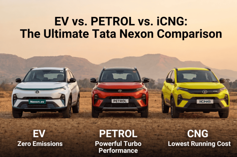 Tata Nexon EV vs Petrol vs CNG vs Desiel